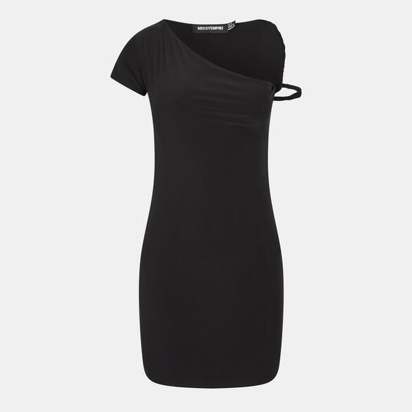 ミッシー エンパイア レディース トップス ワンピース ミニ Missy Empire Twistrap Mini Dress Womens Black ブラック