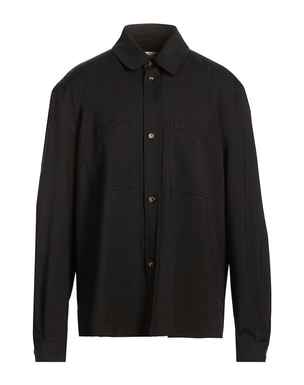 ラネウス メンズ トップス シャツ LANEUS Black ブラック