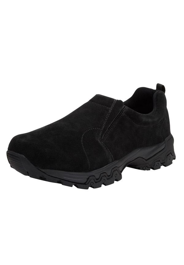 キングサイズ メンズ シューズ スニーカー スエード KingSize Suede SlipOn Shoes Black ブラック