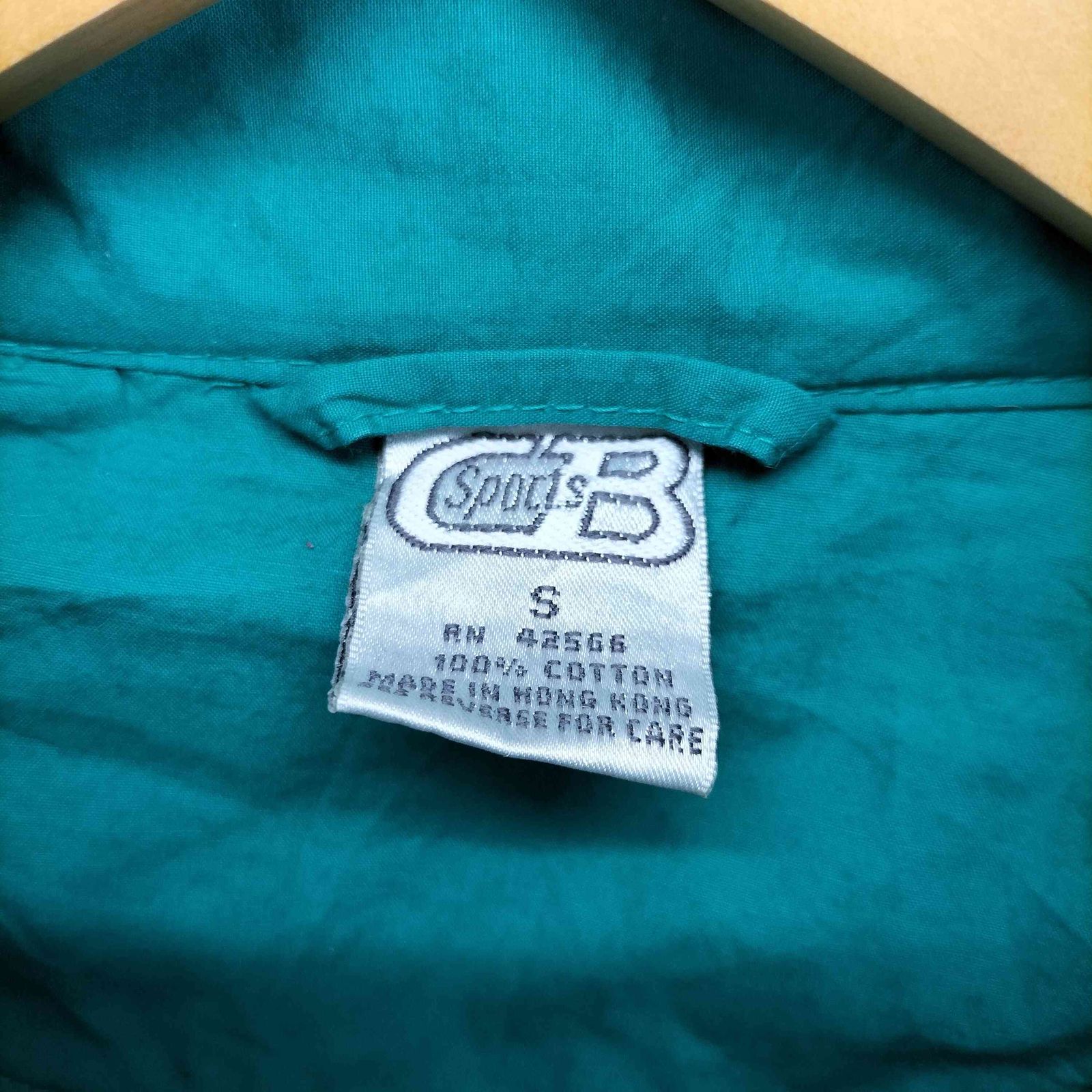 ユーズドフルギ USED古着 CB SPORTS 香港製 ハーフボタン プルオーバー