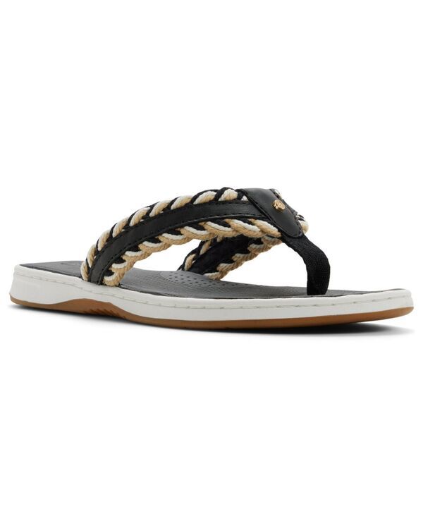 スペリー レディース シューズ サンダル Sperry Womens Pony Fish Thong SlipOn Sandals Other Black ブラック