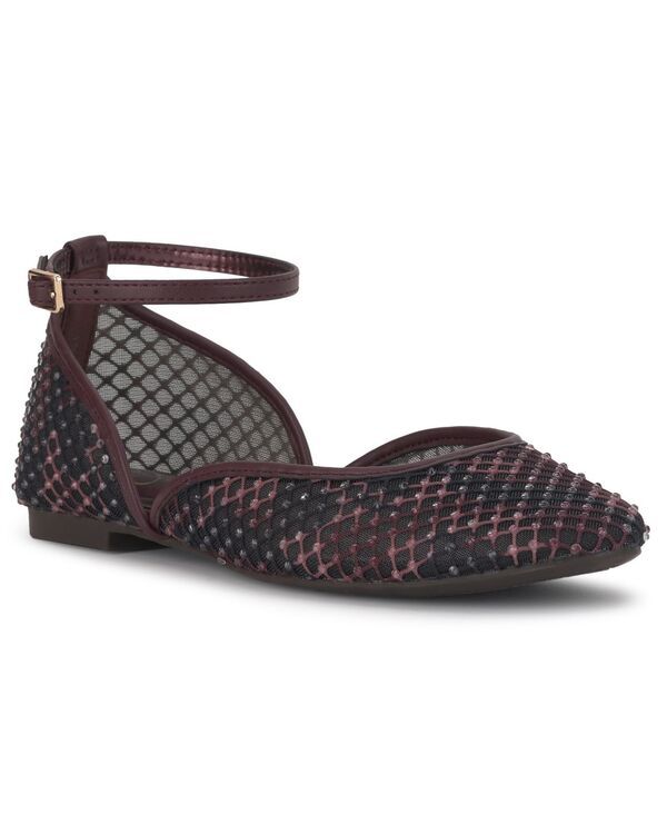 ジェシカシンプソン レディース シューズ パンプス メッシュ Jessica Simpson Womens Laelli Mesh Ballet Flats Cherry Mahogany