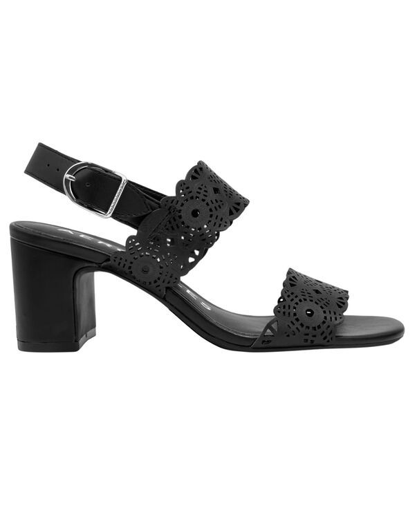 エアロソールズ レディース シューズ サンダル ヒール Aerosoles Womens Glen Open Toe Heeled Sandals Black ブラック