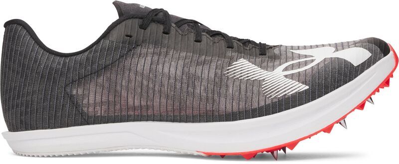 アンダーアーマー メンズ シューズ スニーカー Under Armour Kick Distance 5 Track and Field Shoes BlackRed ブラック