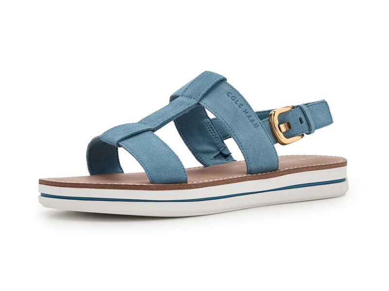 コールハーン レディース シューズ サンダル Cole Haan Pinch Longweekender Sandals Provincial Blue Suede ブルー