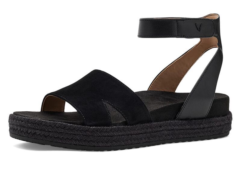 バイオニック レディース シューズ サンダル VIONIC Yucca Black Suede ブラック