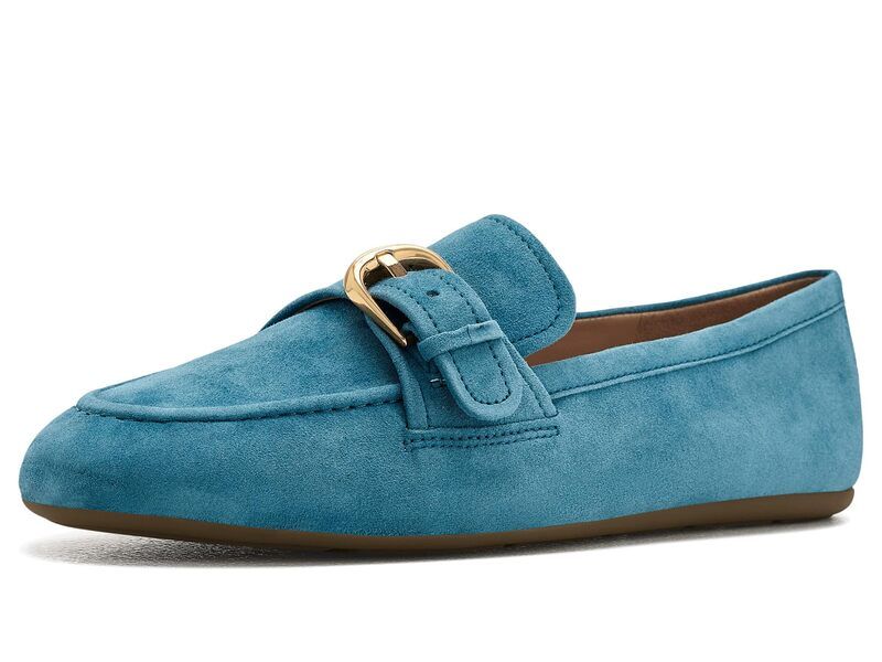 コールハーン レディース シューズ スリッポン・ローファー Cole Haan Grand Ambition Alette Buckle Loafers Provincial Blue Suede ブ 25,760円