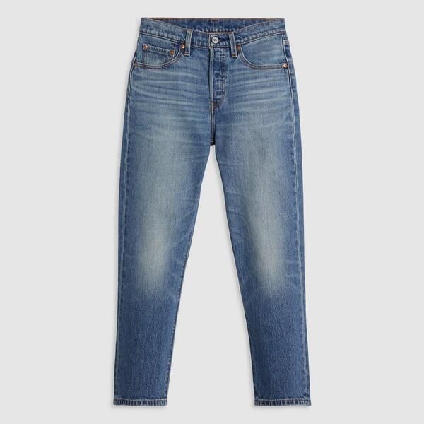 リーバイス レディース ボトムス デニムパンツ Levis 501 Crop Long Live The Queen Scanned Answers