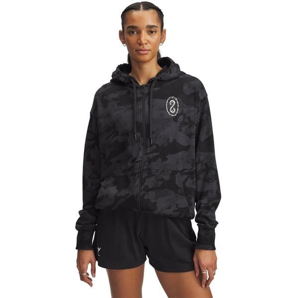 アンダーアーマー レディース トップス ワンピース パイル Under Armour UA Pjt Rck Terry Fuld99 Black ブラック