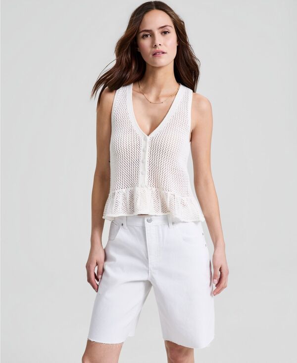 アンドノウディス レディース トップス シャツ Vネック ニット And Now This Womens VNecknit Peplum Top Cala Lily