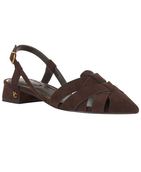 ヴィンスカムート レディース シューズ パンプス Vince Camuto Womens Vinesha Slingback Flats Brownie Suede