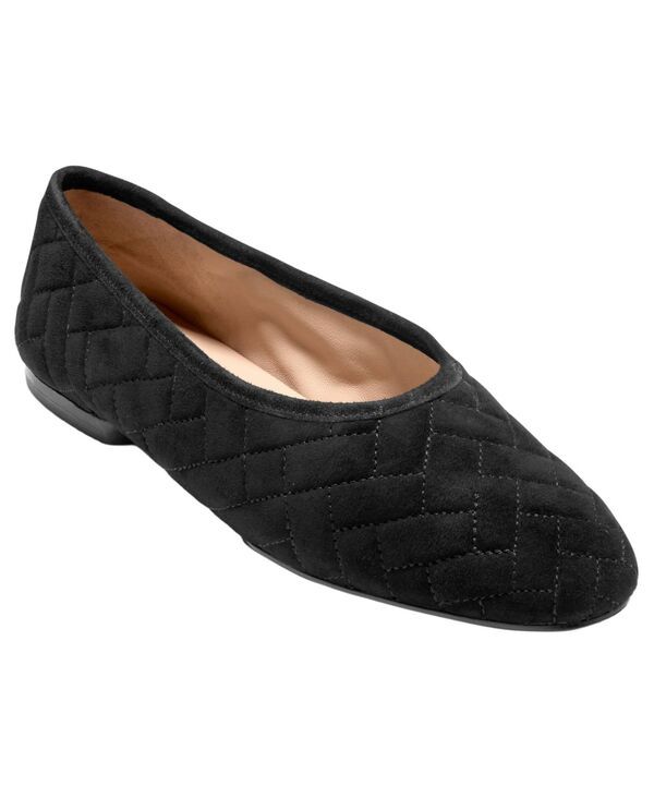 コールハーン レディース シューズ スリッポン・ローファー キルティング Cole Haan Womens Jasleen Quilted SlipOn Ballets Flats Black Qui