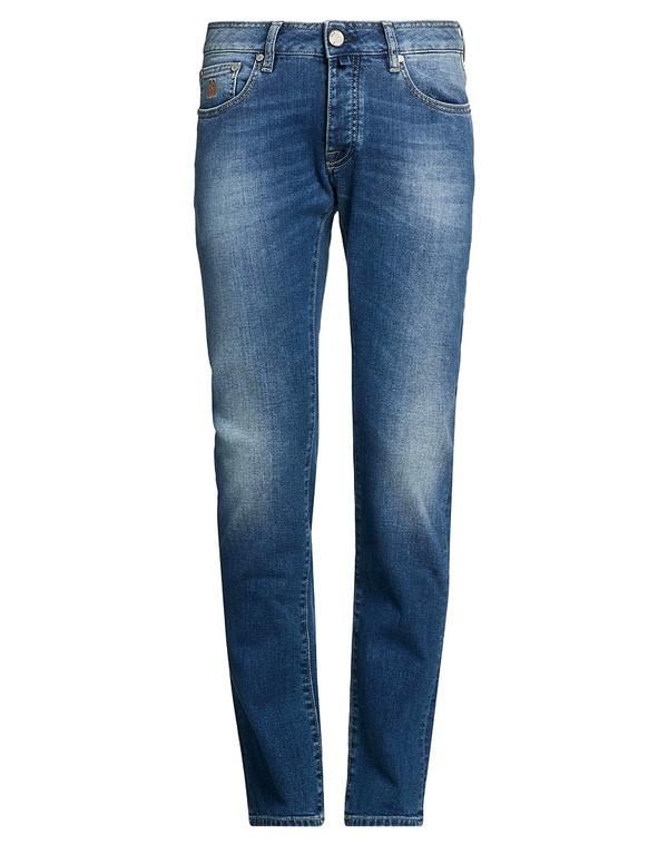ムーレー メンズ ボトムス デニムパンツ スキニー MOORER Blue ブルー
