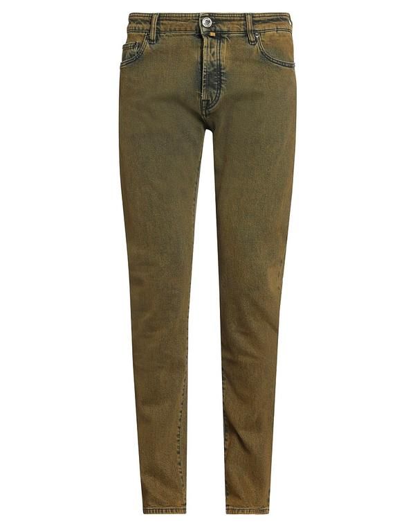 ムーレー メンズ ボトムス デニムパンツ ジーンズ MOORER Military Green グリーン