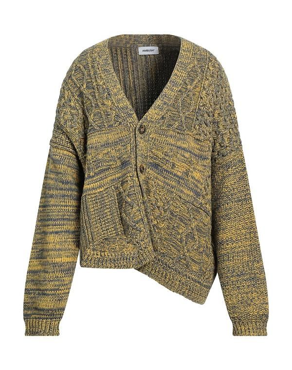 アンブッシュ メンズ アウター カーディガン AMBUSH Yellow イエロー