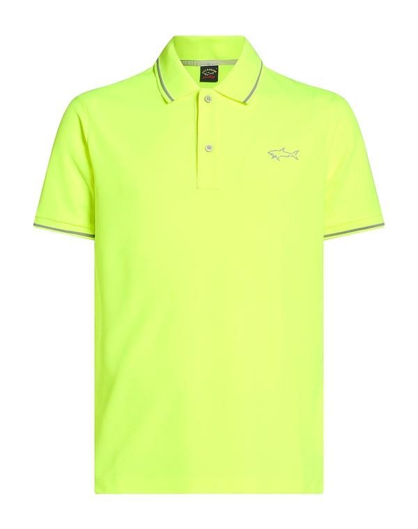 ポールアンドシャーク メンズ トップス ポロシャツ PAUL SHARK Lime Green ライム