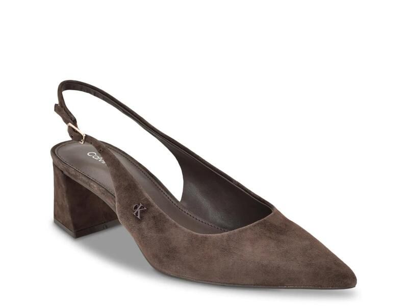 カルバンクライン レディース シューズ パンプス Calvin KleinSarra Pump Dark Brown ブラウン