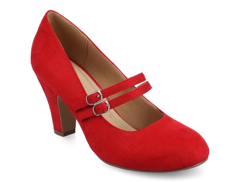 ジャーニー レディース シューズ パンプス JourneeWindy Mary Jane Pump Red Synthetic レッド