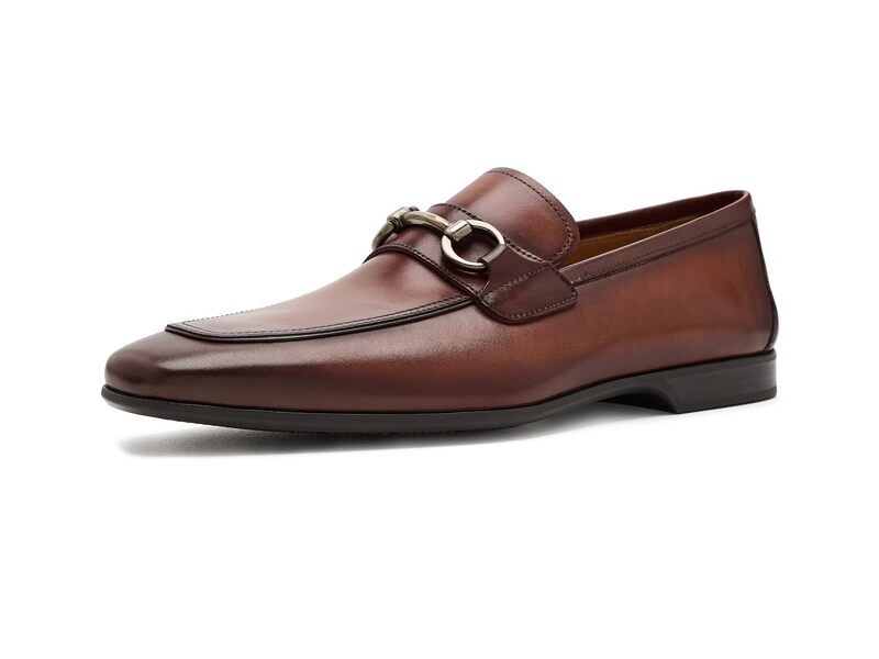 マグナーニ メンズ シューズ スリッポン・ローファー Magnanni Tazz Bit Cognac