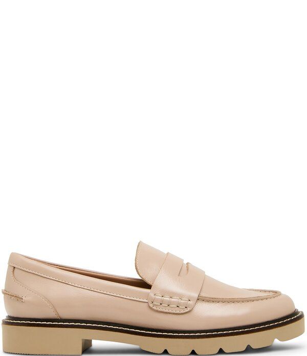 ブロンド レディース シューズ スリッポン・ローファー レザー Blondo Penny Waterproof Leather Loafers Almond