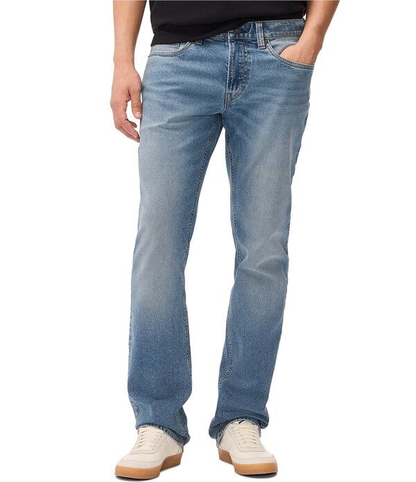バッファロー・デイビッド・ビトン メンズ ボトムス デニムパンツ ジーンズ Buffalo David Bitton Straight Six Whiske red WornIn Jeans Indi