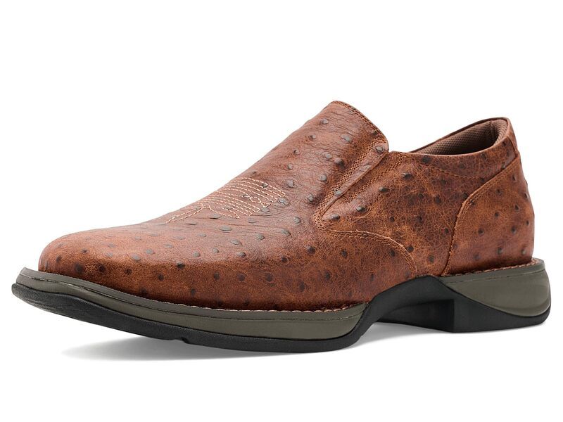 ローパー メンズ シューズ スリッポン・ローファー Roper Wilder Ostrich Tan タン