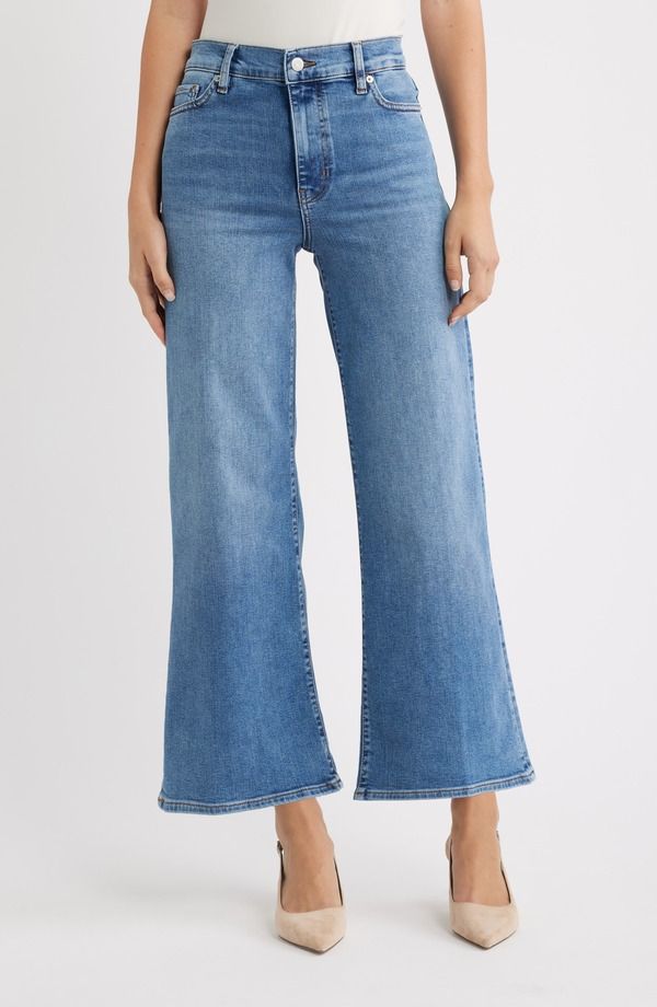 フレーム レディース ボトムス デニムパンツ ワイドレッグ ハイウエスト プチ ジーンズ FRAME Le Pixie Slim Palazzo High Waist Wide Leg Jeans H