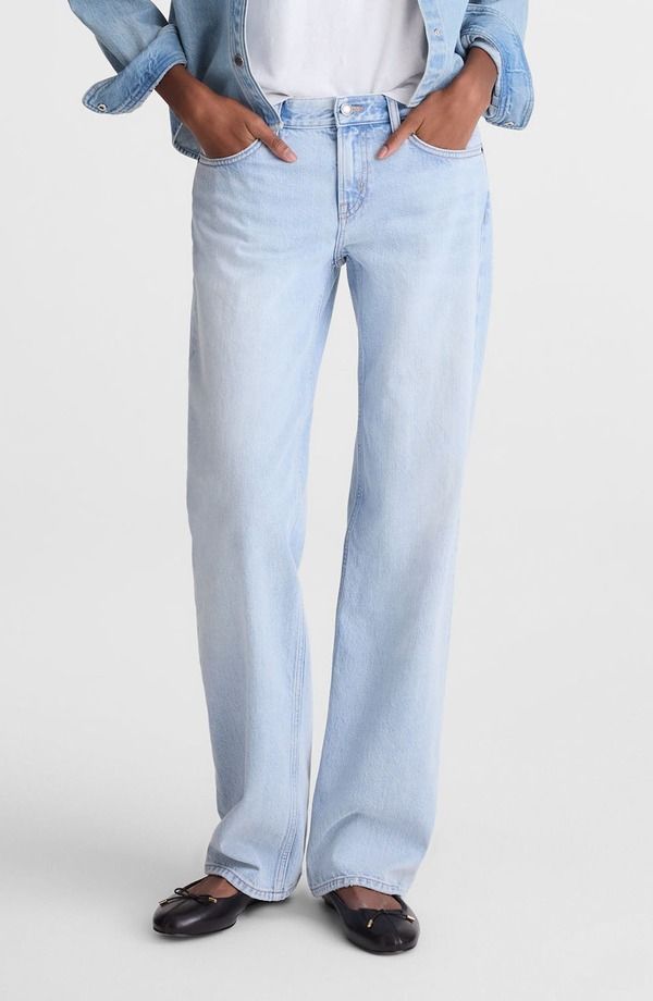 メイドウェル レディース ボトムス デニムパンツ プチ ローライズ ジーンズ Madewell The Short LowRise Loose Jeans Petite FOSTER WASH