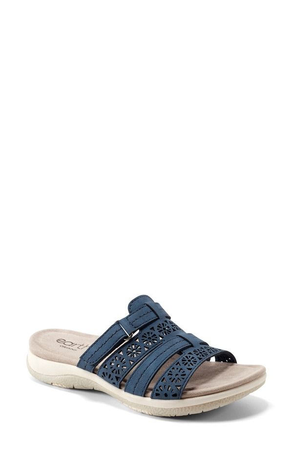 アース レディース シューズ サンダル Earth Sinci Slide Sandal Women DARK BLUE ブルー