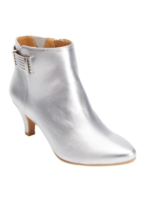 コンフォートビュー レディース シューズ ブーツ・レインブーツ Comfortview The Decima Bootie Women SILVER シルバー