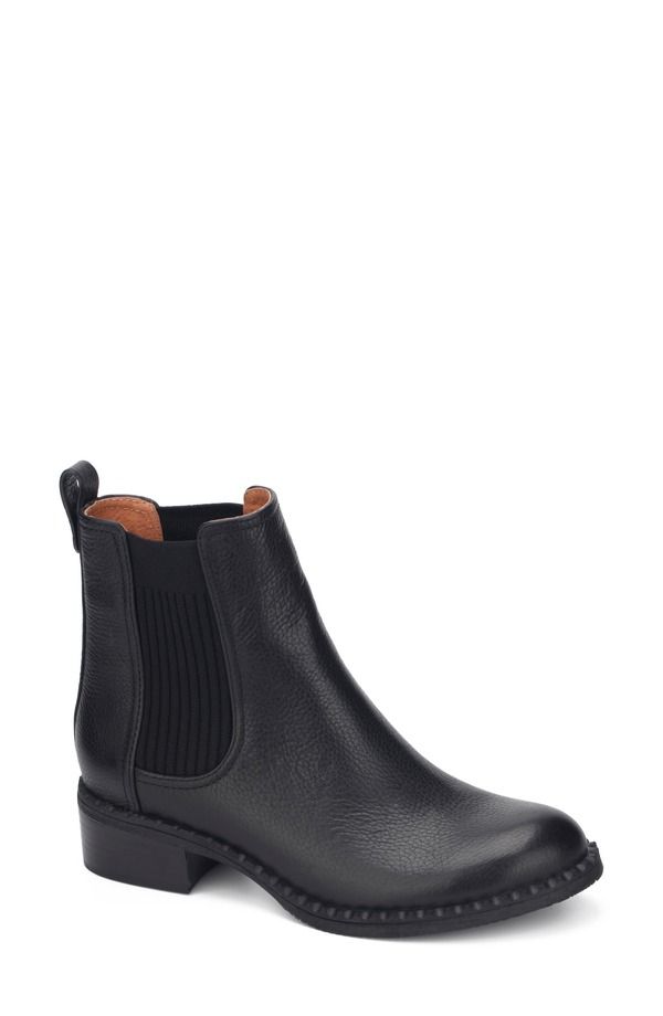 ジェントルソウルズ レディース シューズ ブーツ・レインブーツ チェルシーブーツ チェルシー Gentle Souls Double Gore Chelsea Boot Women BLACK ブラッ