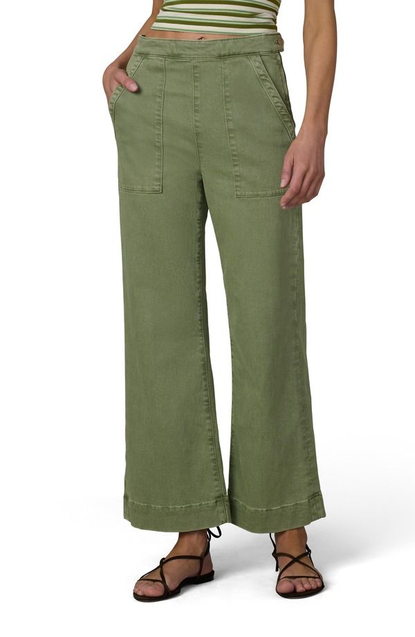 ジョーズ レディース ボトムス デニムパンツ ワイドレッグ アンクル ジーンズ Joes The Side Zip Ankle Wide Leg Jeans PESTO