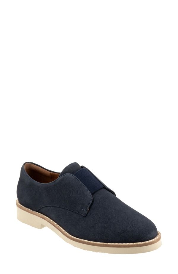 ソフトウォーク レディース シューズ スリッポン・ローファー SoftWalk Wexford Loafer Women NAVY NUBUCK ネイビー