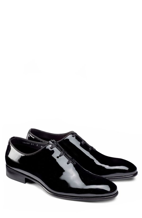 サントーニ メンズ シューズ オックスフォード Santoni Padova Oxford Men BLACK ブラック