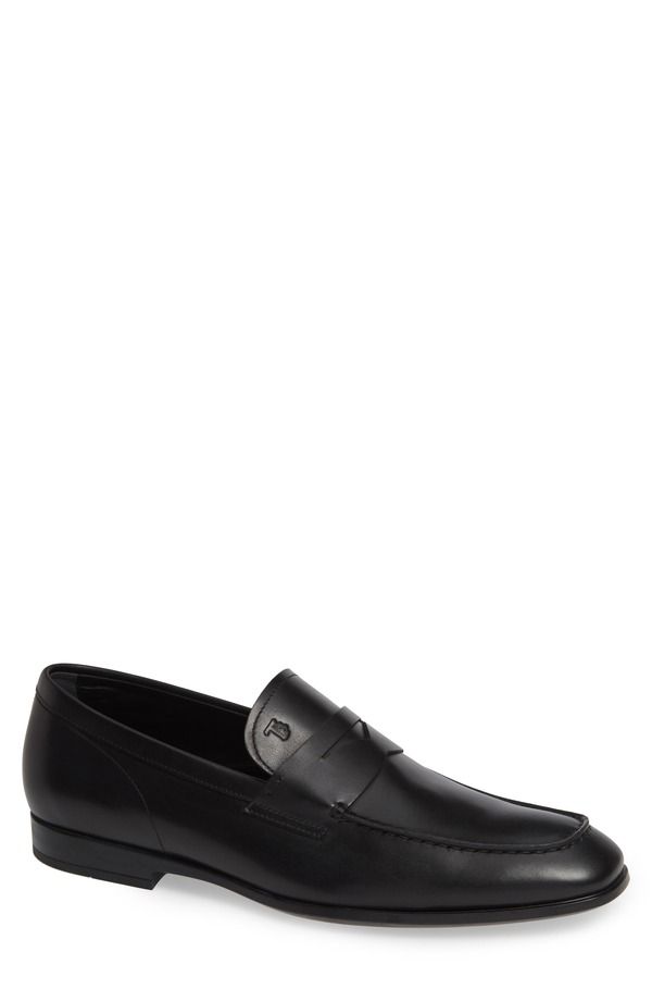 トッズ メンズ シューズ スニーカー ローファー Tods Penny Loafer Men BLACK ブラック