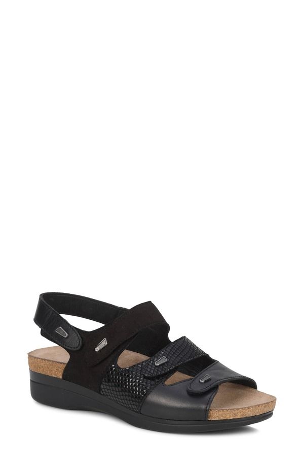 ドリュー レディース シューズ ヒール サンダル DREW Margo Slingback Sandal Women BLACK COMBO ブラック