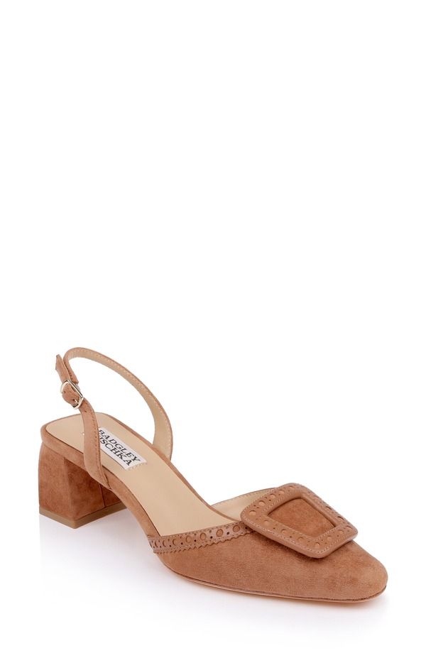 バッドグレイミッシカ レディース シューズ ヒール Badgley Mischka Collection Yaneli Slingback Pump COFFEE SUEDE コーヒー