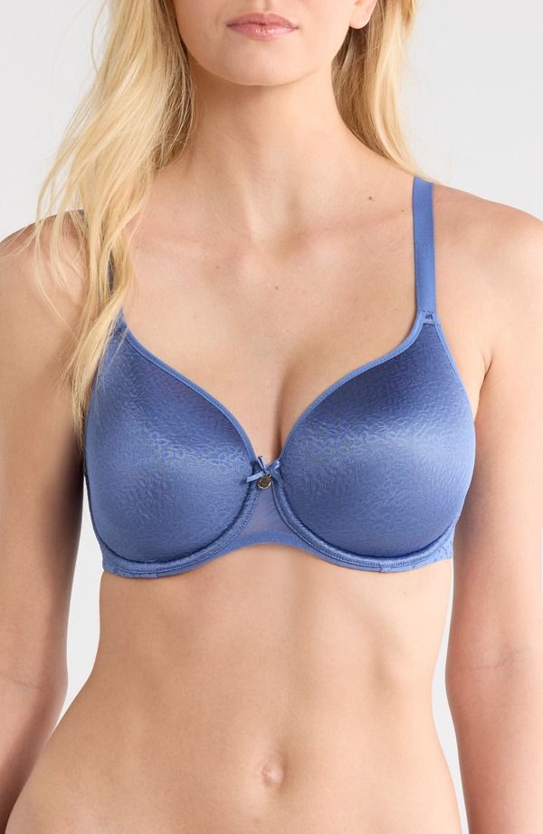 シャンテル レディース トップス Tシャツ ミニ Chantelle Lingerie Norah Comfort Spacer Minimizer TShirt Bra OCEAN BLUE ブルー