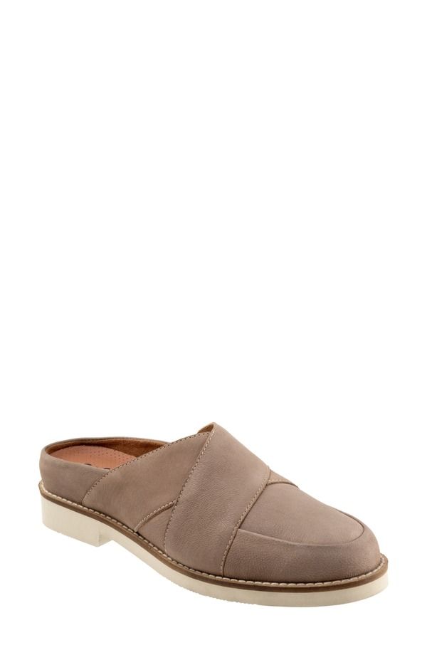ソフトウォーク レディース シューズ ヒール SoftWalk Wessex Mule Women TAUPE NUBUCK トープ