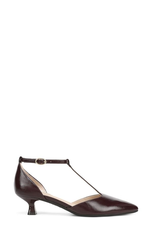 ライフストライド レディース シューズ ヒール アンクル LifeStride Maruin Ankle Strapointed Toe Kitten Heel Pump CHOC PLUM プラム