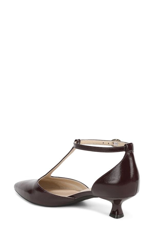ライフストライド レディース シューズ ヒール アンクル LifeStride Maruin Ankle Strapointed Toe Kitten Heel Pump CHOC PLUM プラム