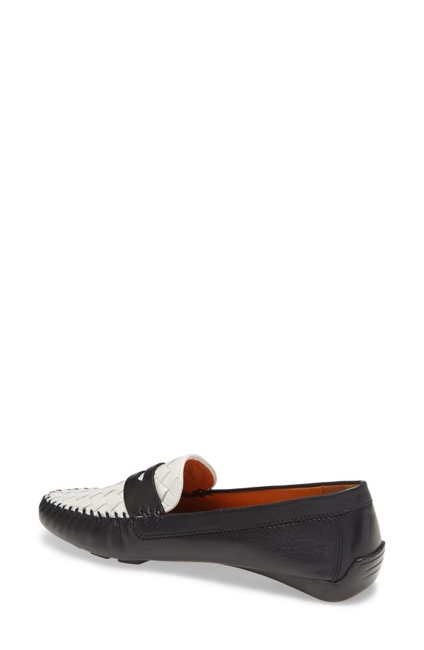 ロバート ツア レディース シューズ パンプス Robert Zur Petra Driving Shoe Women BLACK WHITE ホワイト