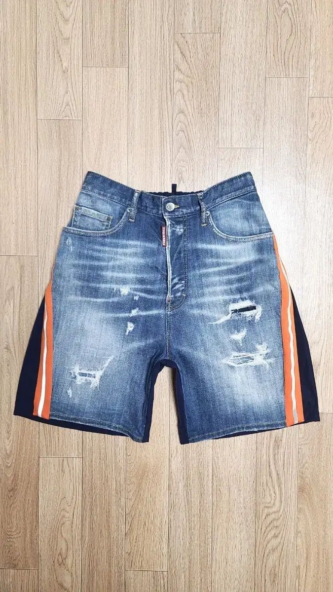 正規品 DSQUARED2 レイヤード バミューダ デニム パンツ 30 32