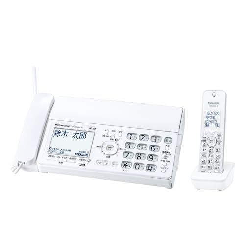 【正規品】パナソニック デジタルコードレス普通紙ファクス KX-PD360DL-W (子機1台付き) 迷惑防止機能搭載 受話音量6段階調整【優良 防犯 電話機 推奨品】pms 39583216