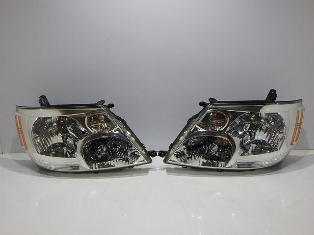 10系 アルファード ヘッドライト左右 HID ANH10 ANH15 MNH10 MNH15 前期 58-2 2 コーティング 260709047