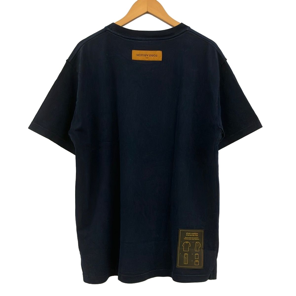 LOUIS VUITTON(ルイヴィトン) 半袖Tシャツ サイズXL メンズ - RM211Q JYN HIY47W ネイビー クルーネック