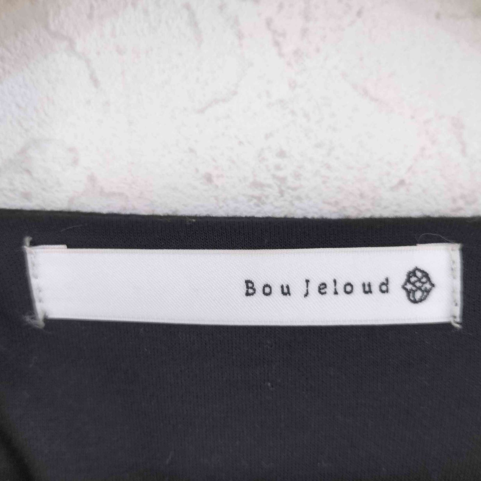 ブージュルード Bou Jeloud ノーカラー ボンディング コート