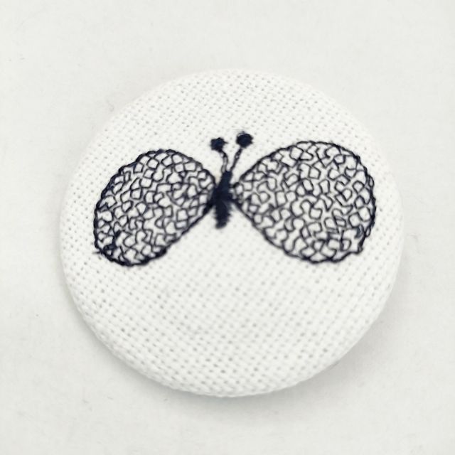 mina perhonen choucho サンキューベリーバッジ 刺繍 ブローチ