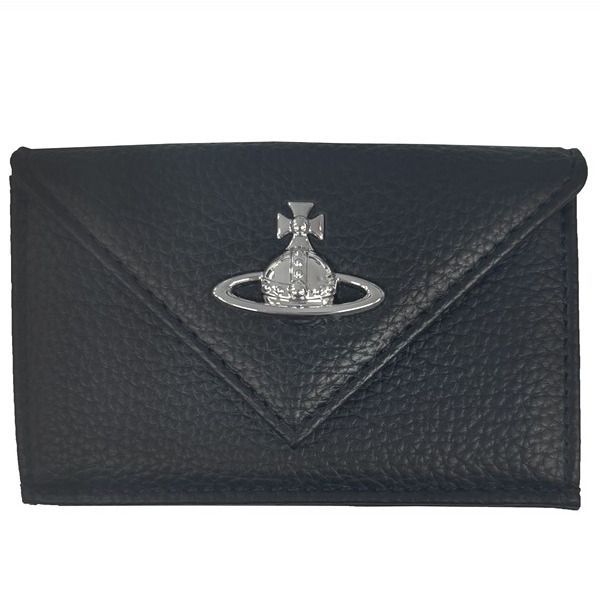 Vivienne Westwood ヴィヴィアン・ウエストウッド 三つ折り財布 ブラック 小銭スナップ式 5115002EW-S000D N403 エンベロープ・ビルフォード ENVELOPE BILLFORD t誕生日ギフト プレゼント 贈答品 31,850円