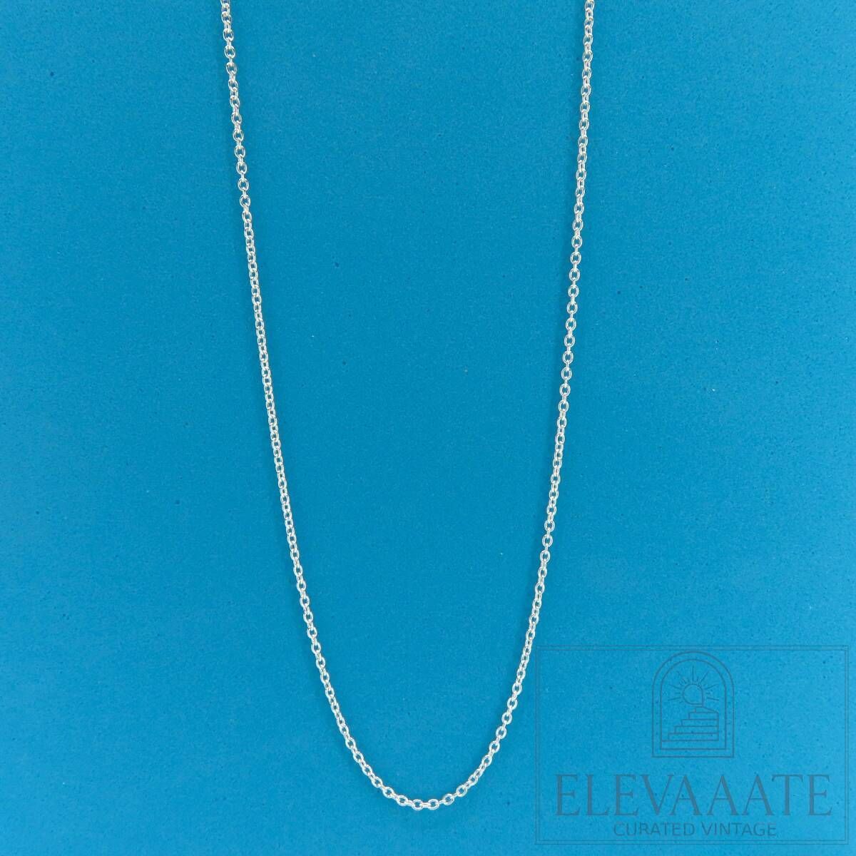 美品 Tiffany&Co. ティファニー シルバー ネックレス チェーン 40㎝ RP302 10,360円